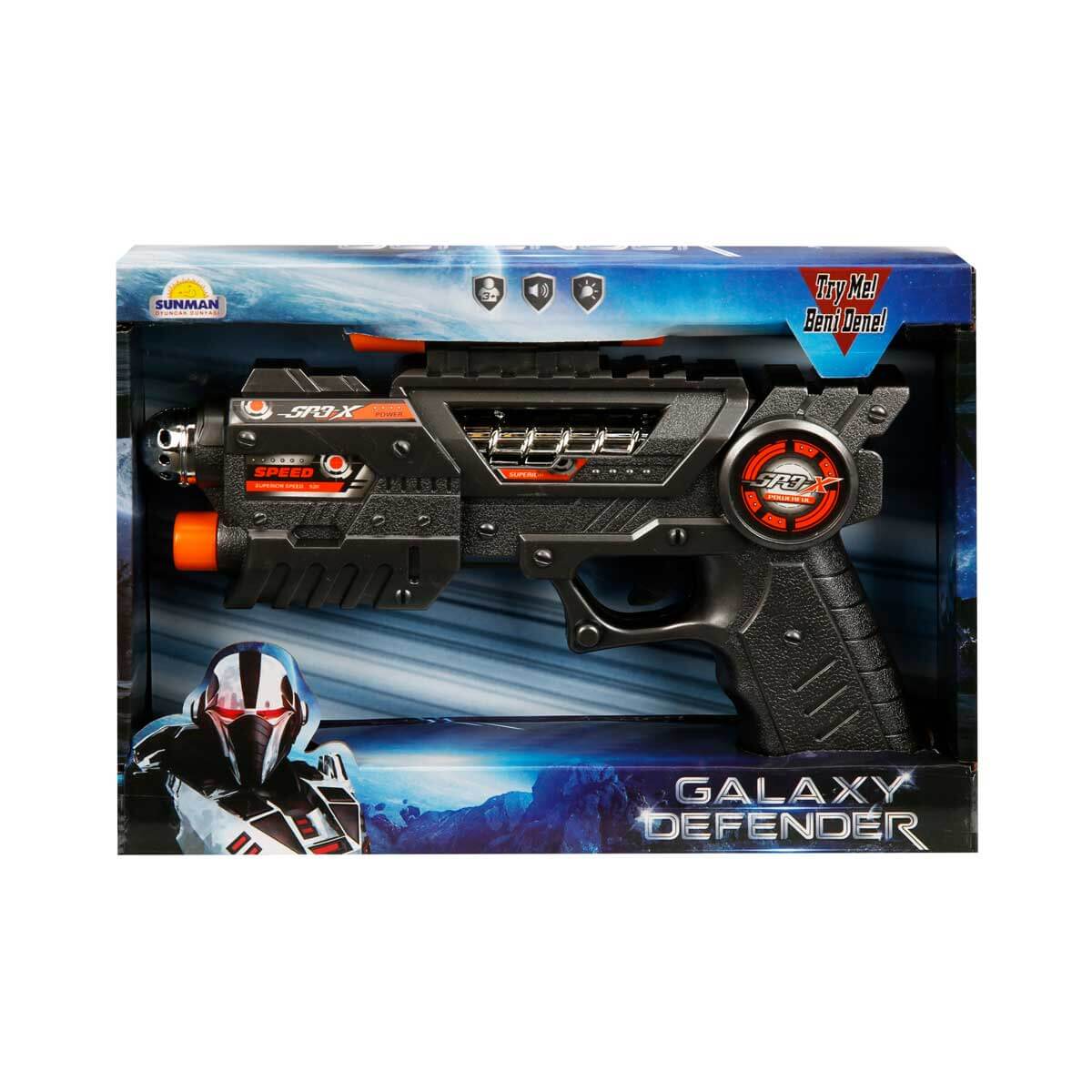 Oyuncak Adam Sesli ve Işıklı Lazer Silah - Galaxy Defender